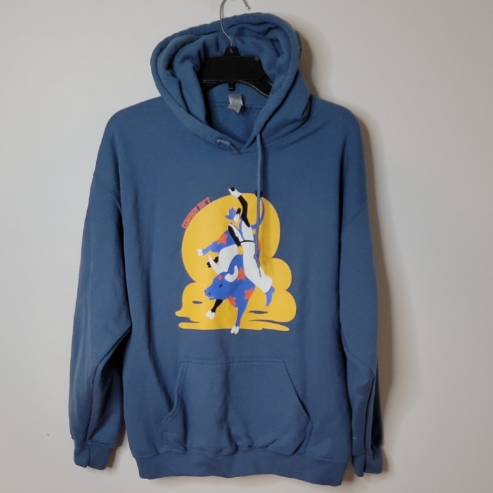 Gildan Blue Graphic Sweater